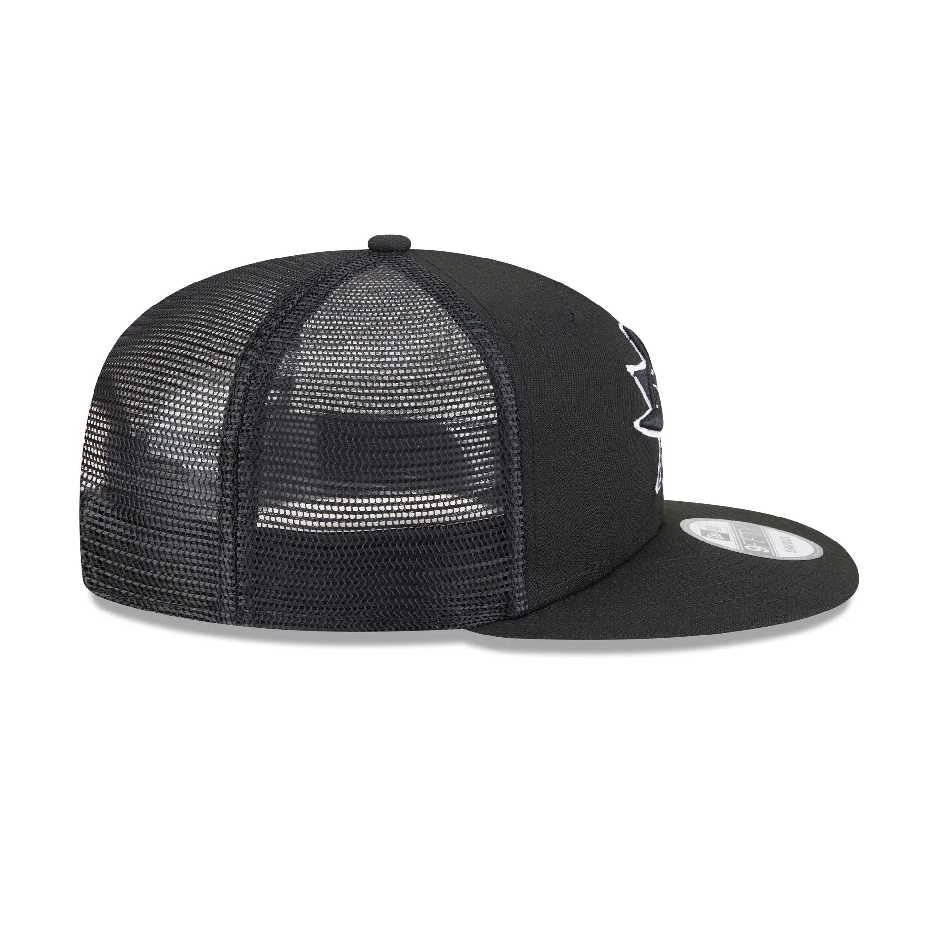 San Jose Sharks Black 9FIFTY Trucker Hat sold by New Era product image thumbnail 5