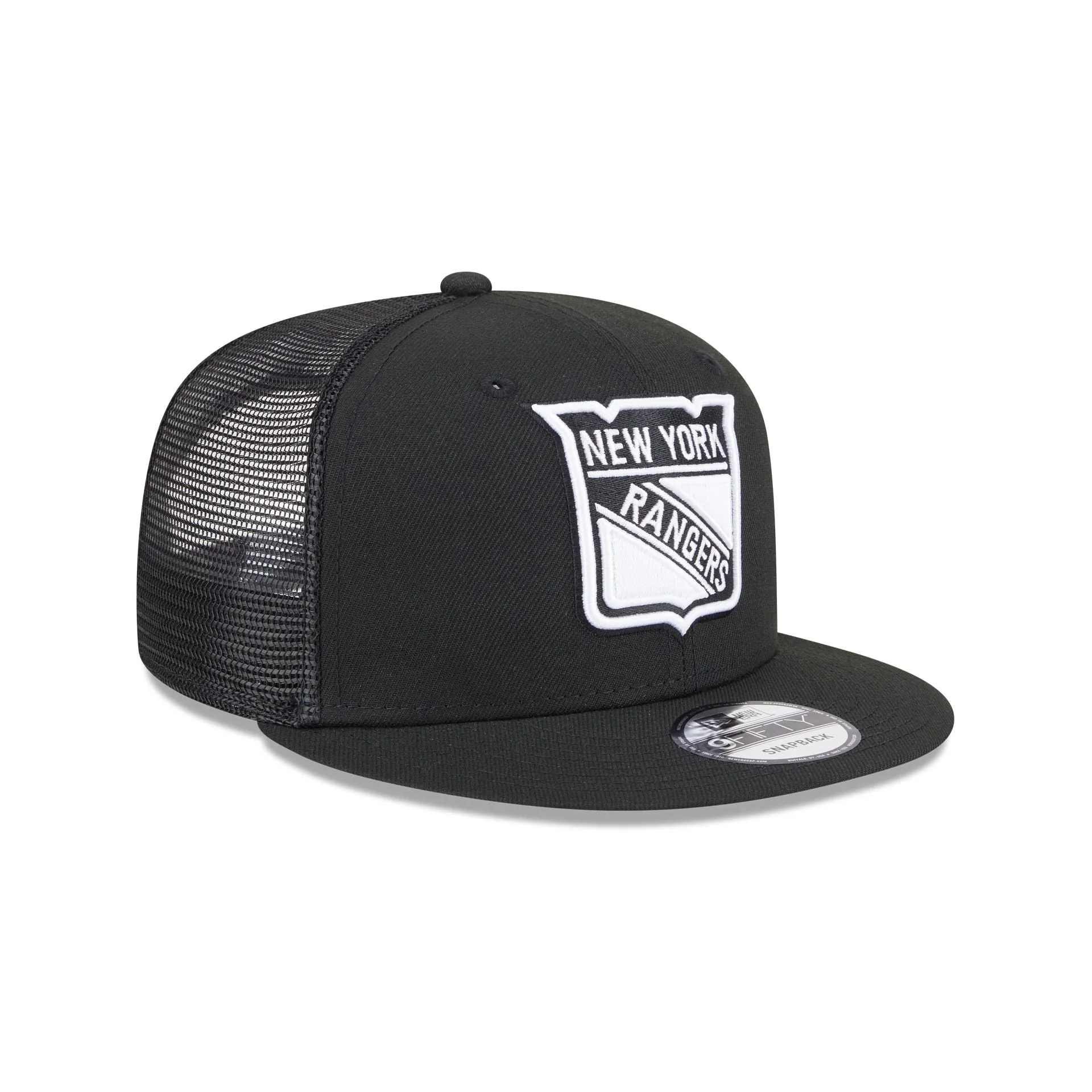New York Rangers Black 9FIFTY Trucker Hat sold by New Era product image thumbnail 3