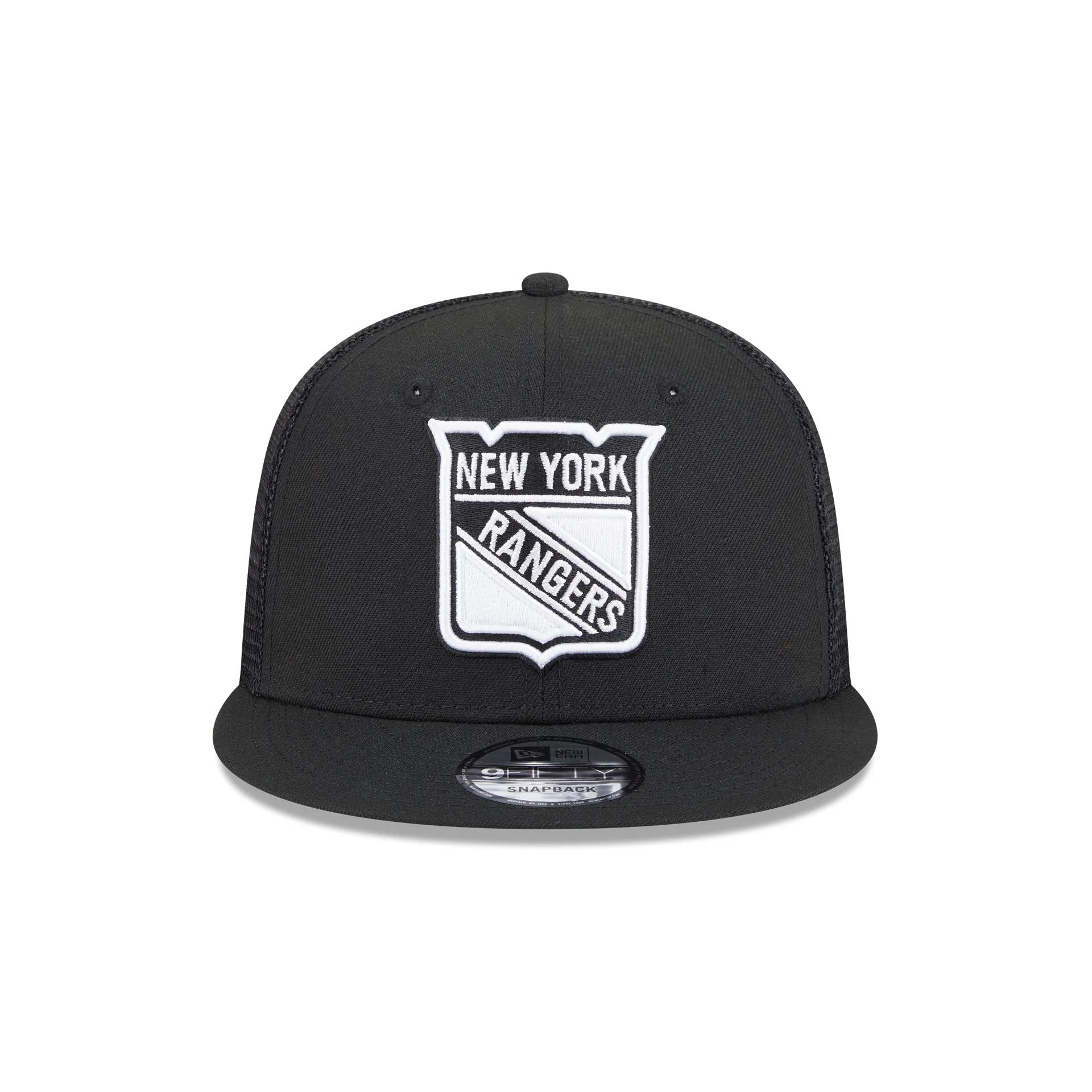 New York Rangers Black 9FIFTY Trucker Hat sold by New Era product image thumbnail 2
