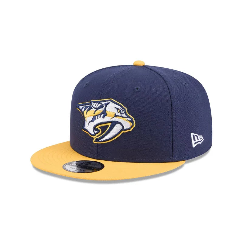 Nashville Predators Yellow Visor 9FIFTY Snapback Hat sold by New Era