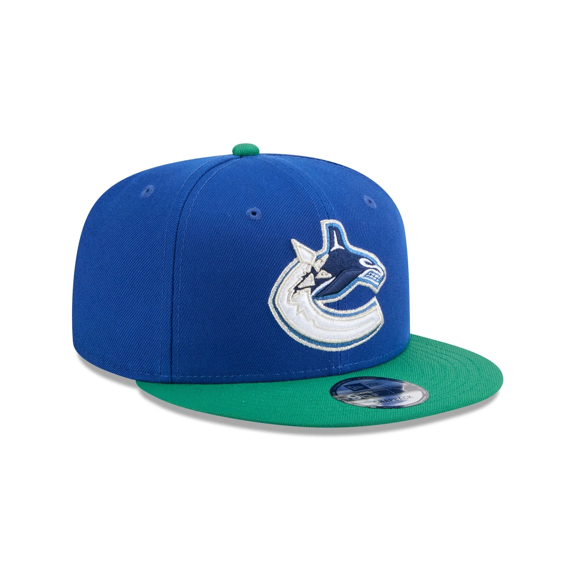 Vancouver Canucks Green Visor 9FIFTY Snapback Hat sold by New Era product image thumbnail 3