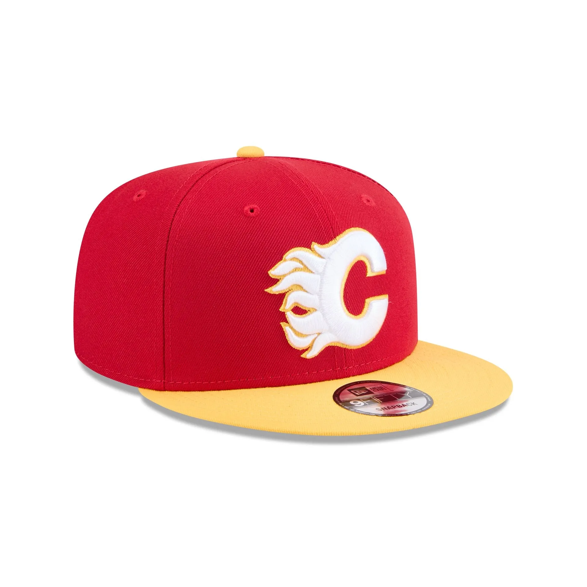Calgary Flames Yellow Visor 9FIFTY Snapback Hat sold by New Era product image thumbnail 3