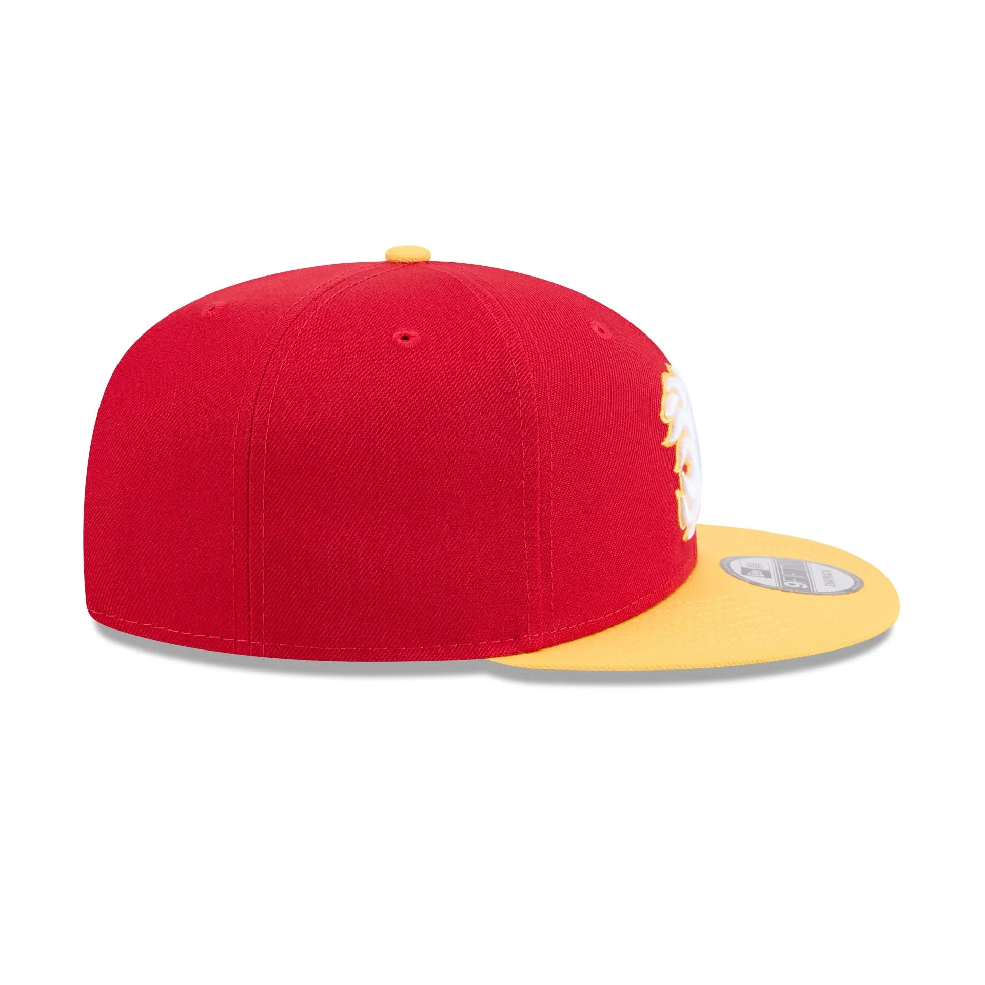 Calgary Flames Yellow Visor 9FIFTY Snapback Hat sold by New Era product image thumbnail 5