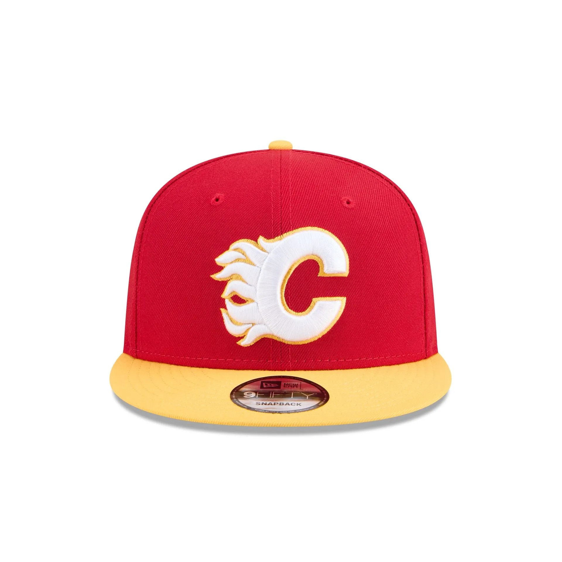 Calgary Flames Yellow Visor 9FIFTY Snapback Hat sold by New Era product image thumbnail 2