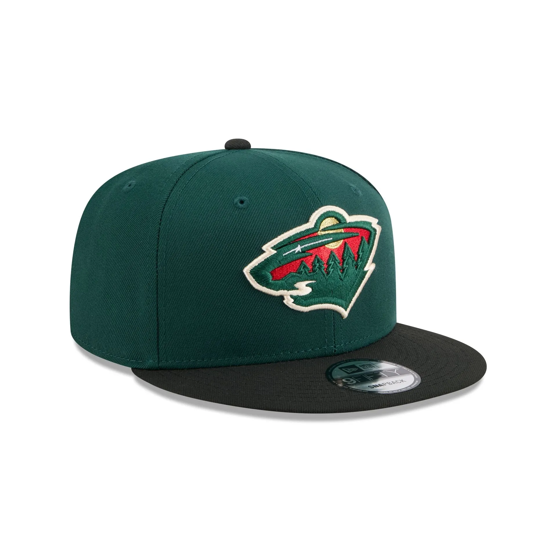 Minnesota Wild Black Visor 9FIFTY Snapback Hat sold by New Era product image thumbnail 3
