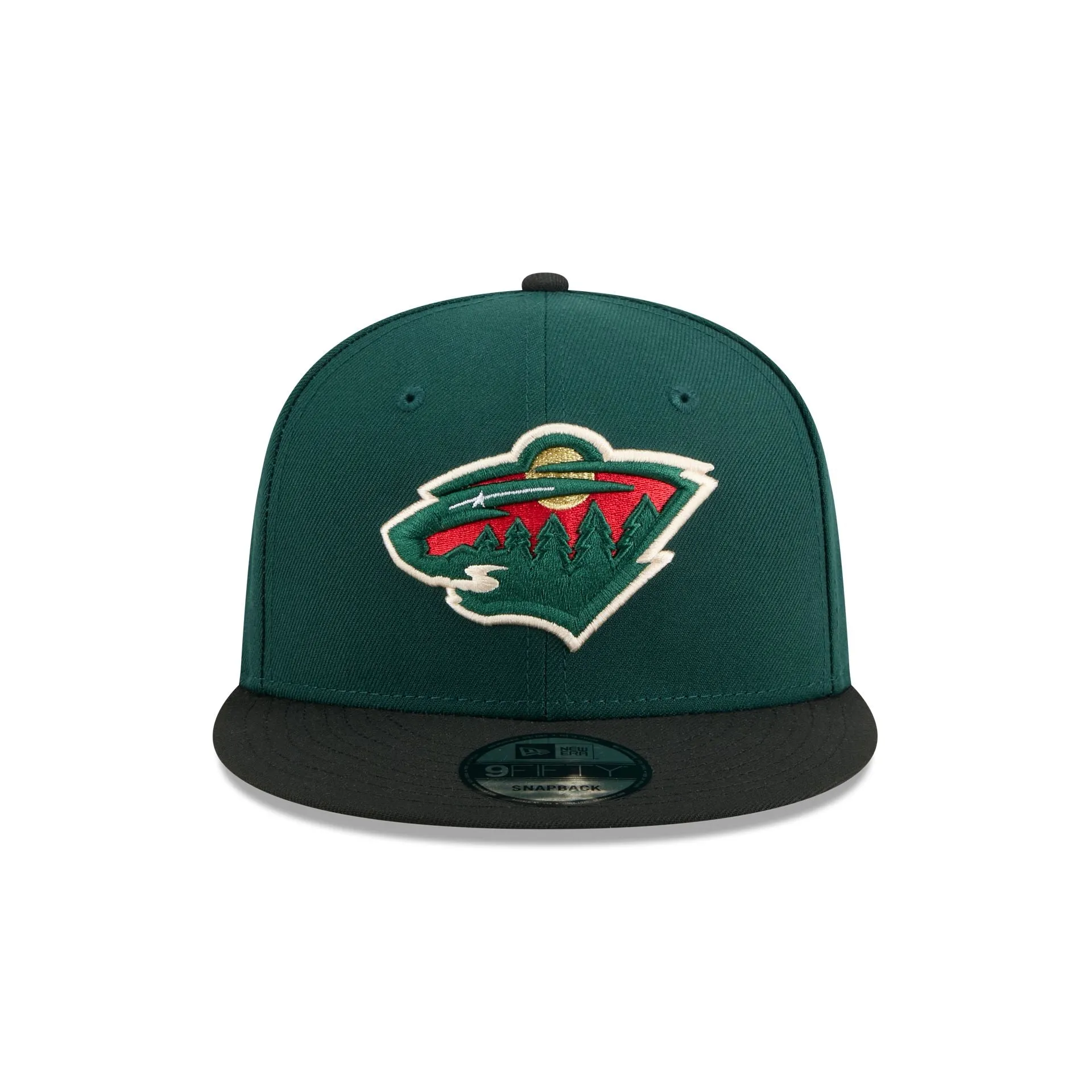 Minnesota Wild Black Visor 9FIFTY Snapback Hat sold by New Era product image thumbnail 2