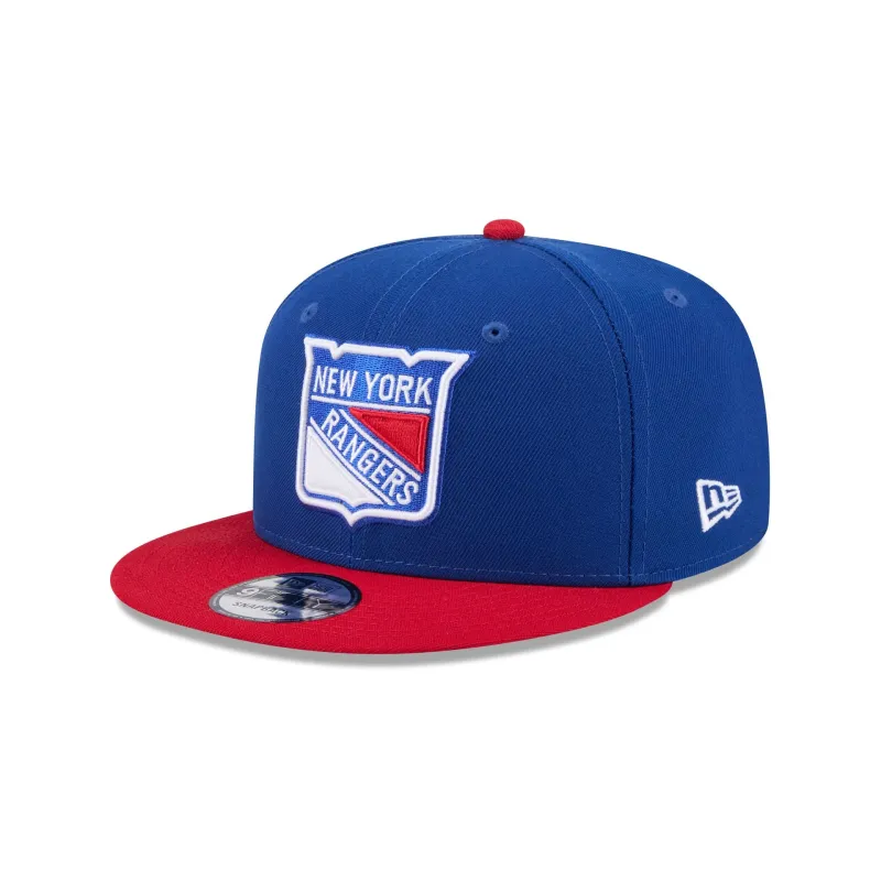 New York Rangers Red Visor 9FIFTY Snapback Hat sold by New Era
