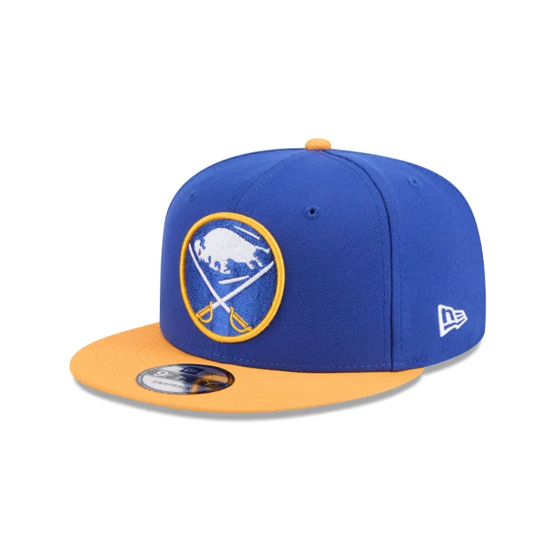 Buffalo Sabres Yellow Visor 9FIFTY Snapback Hat sold by New Era