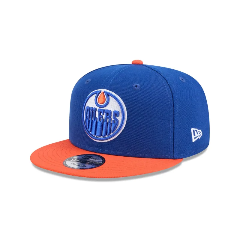 Edmonton Oilers Orange Visor 9FIFTY Snapback Hat sold by New Era