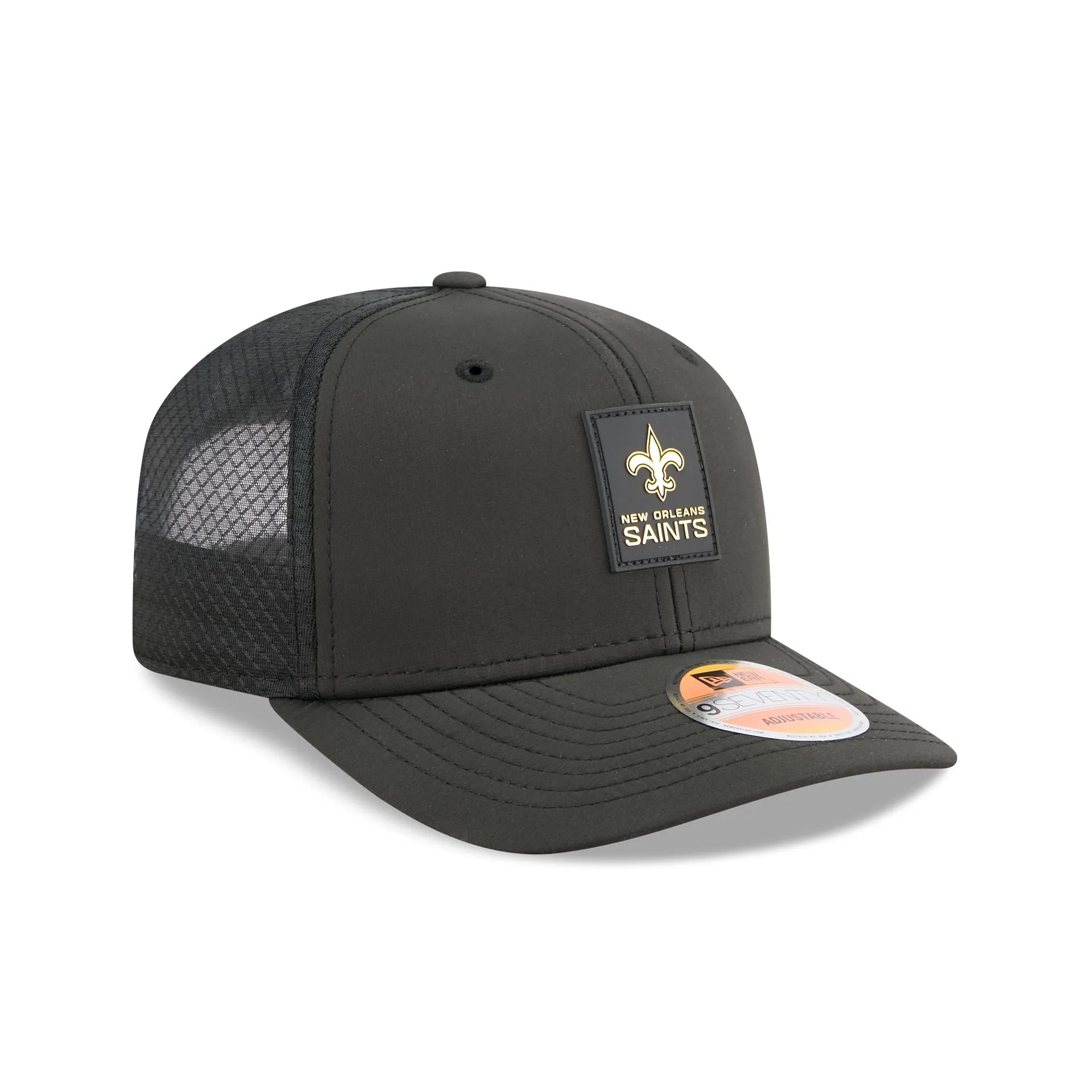 New Orleans Saints 2025 Sideline Hot Weather 9SEVENTY Trucker Hat sold by New Era product image thumbnail 3