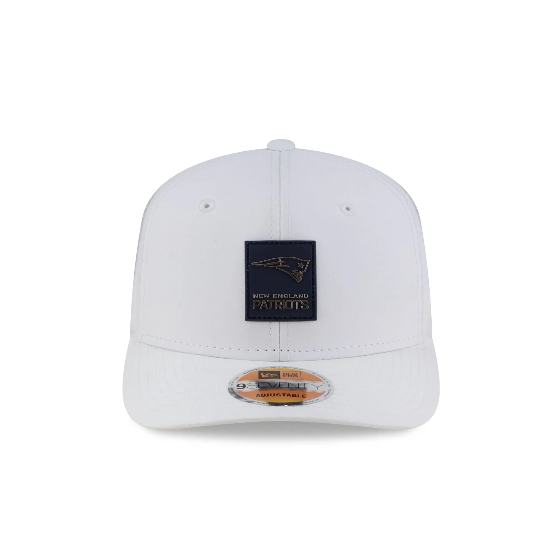 New England Patriots 2025 Sideline Hot Weather White 9SEVENTY Trucker Hat sold by New Era product image thumbnail 2
