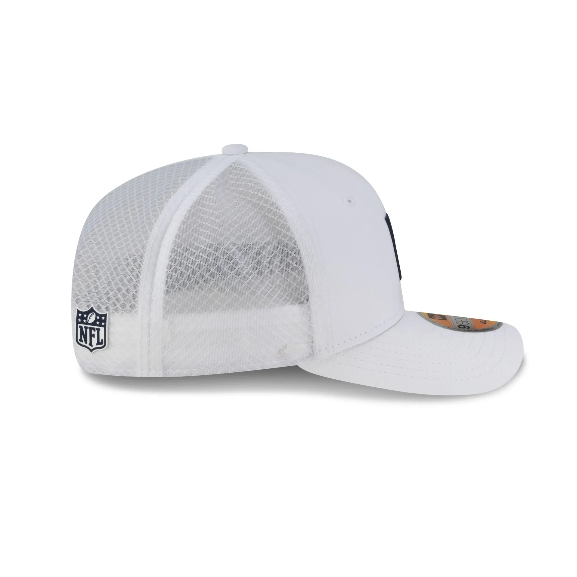 New England Patriots 2025 Sideline Hot Weather White 9SEVENTY Trucker Hat sold by New Era product image thumbnail 5