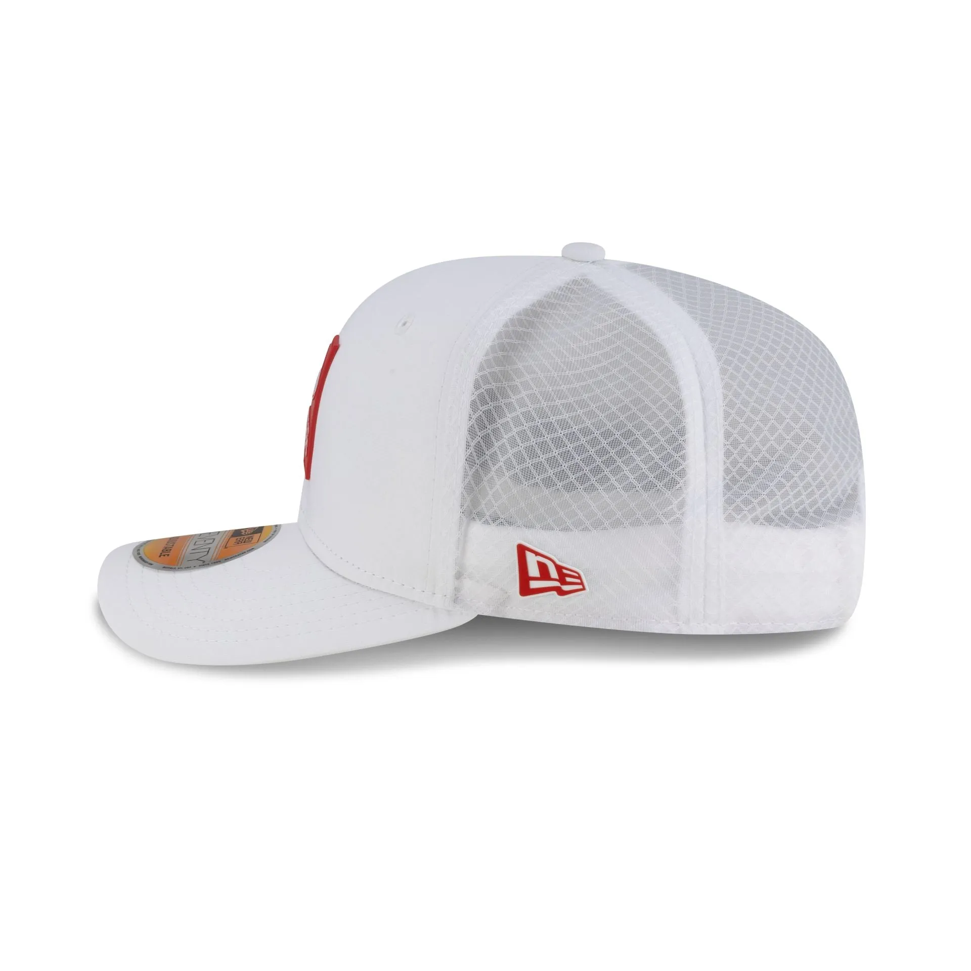 Kansas City Chiefs 2025 Sideline Hot Weather White 9SEVENTY Trucker Hat sold by New Era product image thumbnail 4