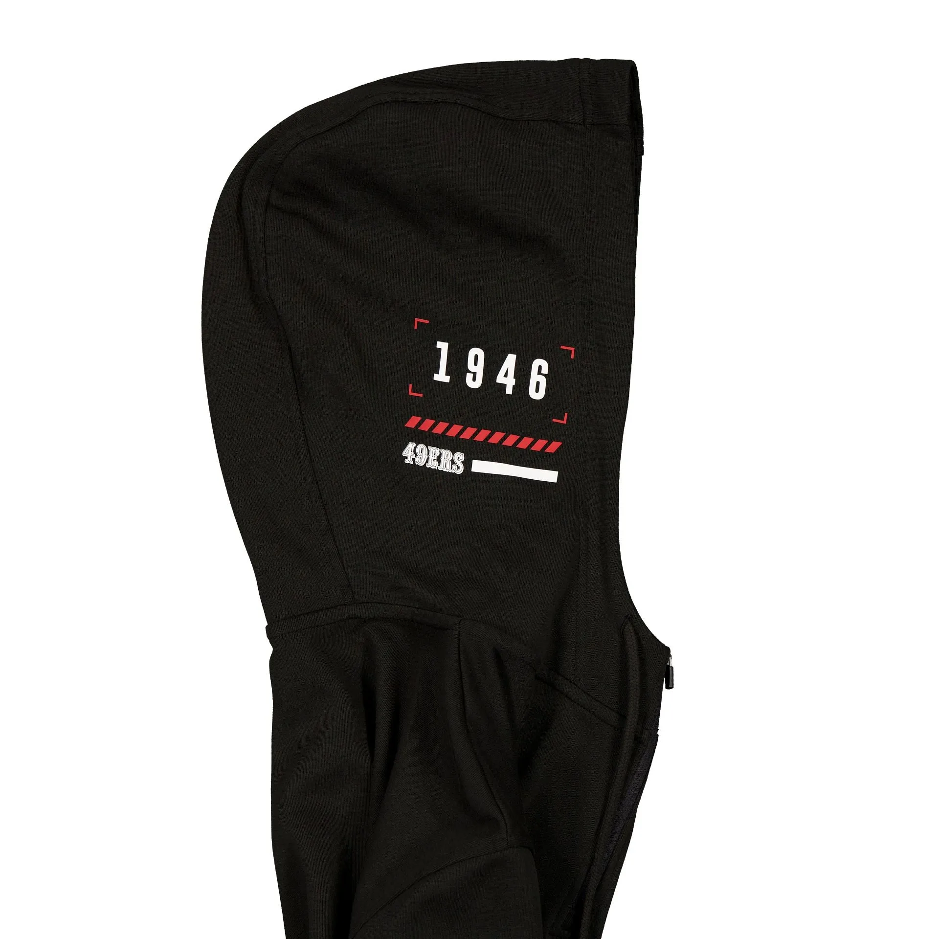 San Francisco 49ers 2025 Functional Fandom Black Hoodie sold by New Era product image thumbnail 4