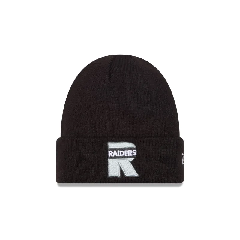 Las Vegas Raiders Deceptor Cuff Knit Beanie sold by New Era
