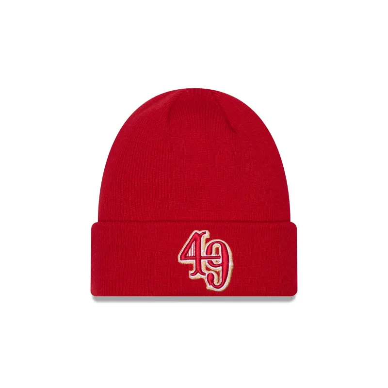 San Francisco 49ers Deceptor Cuff Knit Beanie sold by New Era