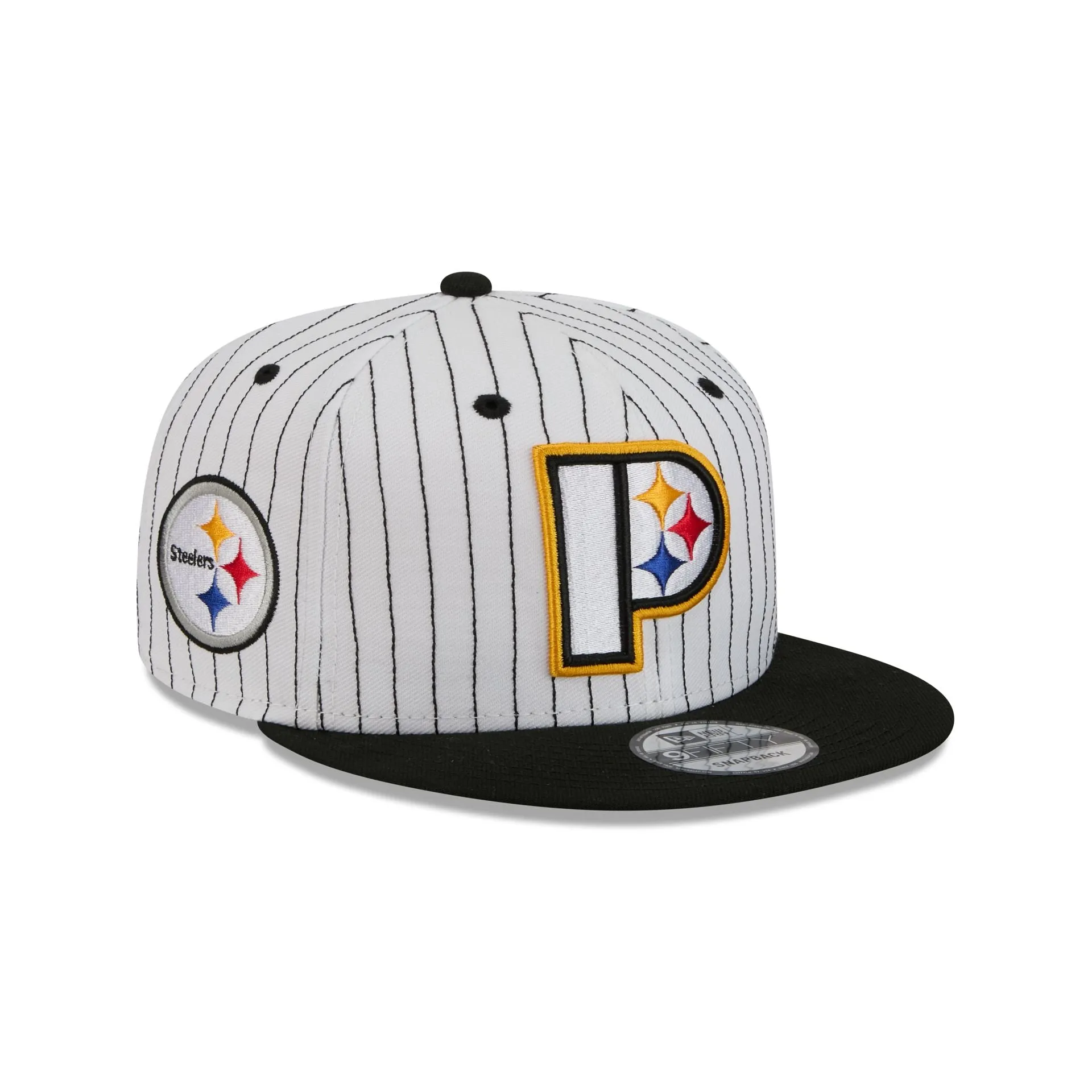 Pittsburgh Steelers Deceptor Pinstripe 9FIFTY Snapback Hat sold by New Era