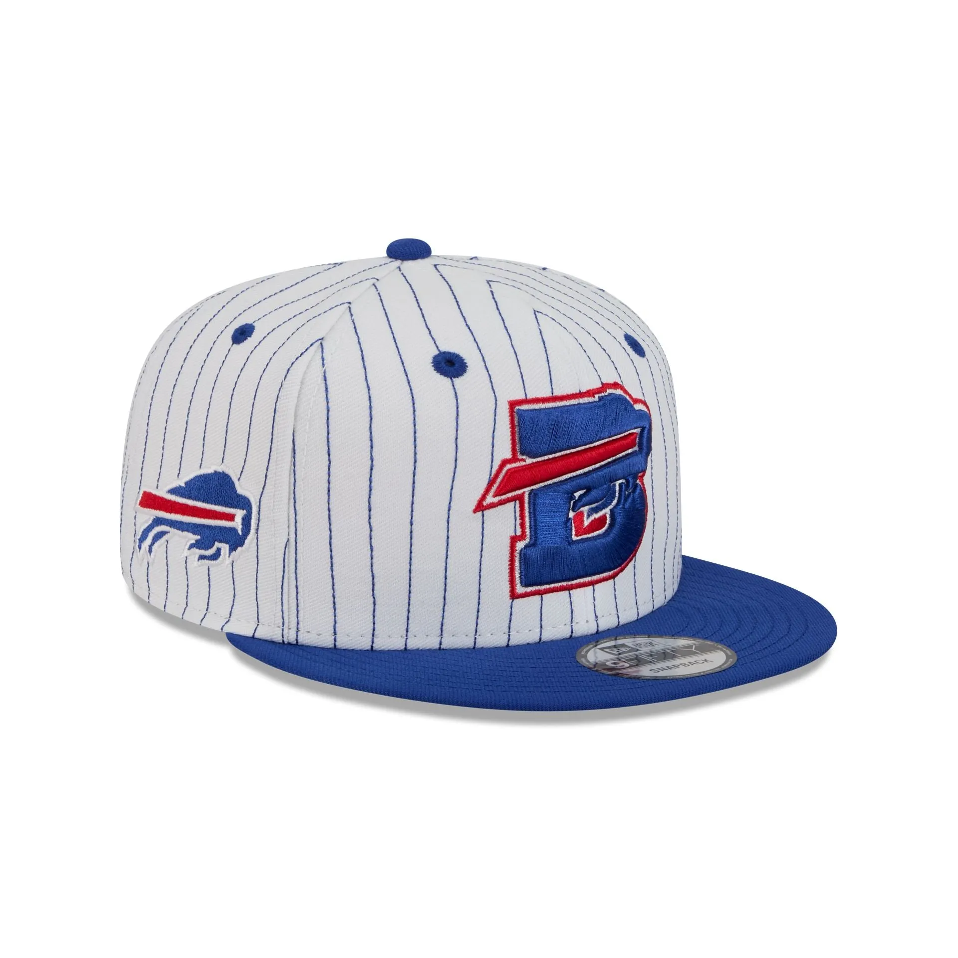 Buffalo Bills Deceptor Pinstripe 9FIFTY Snapback Hat sold by New Era