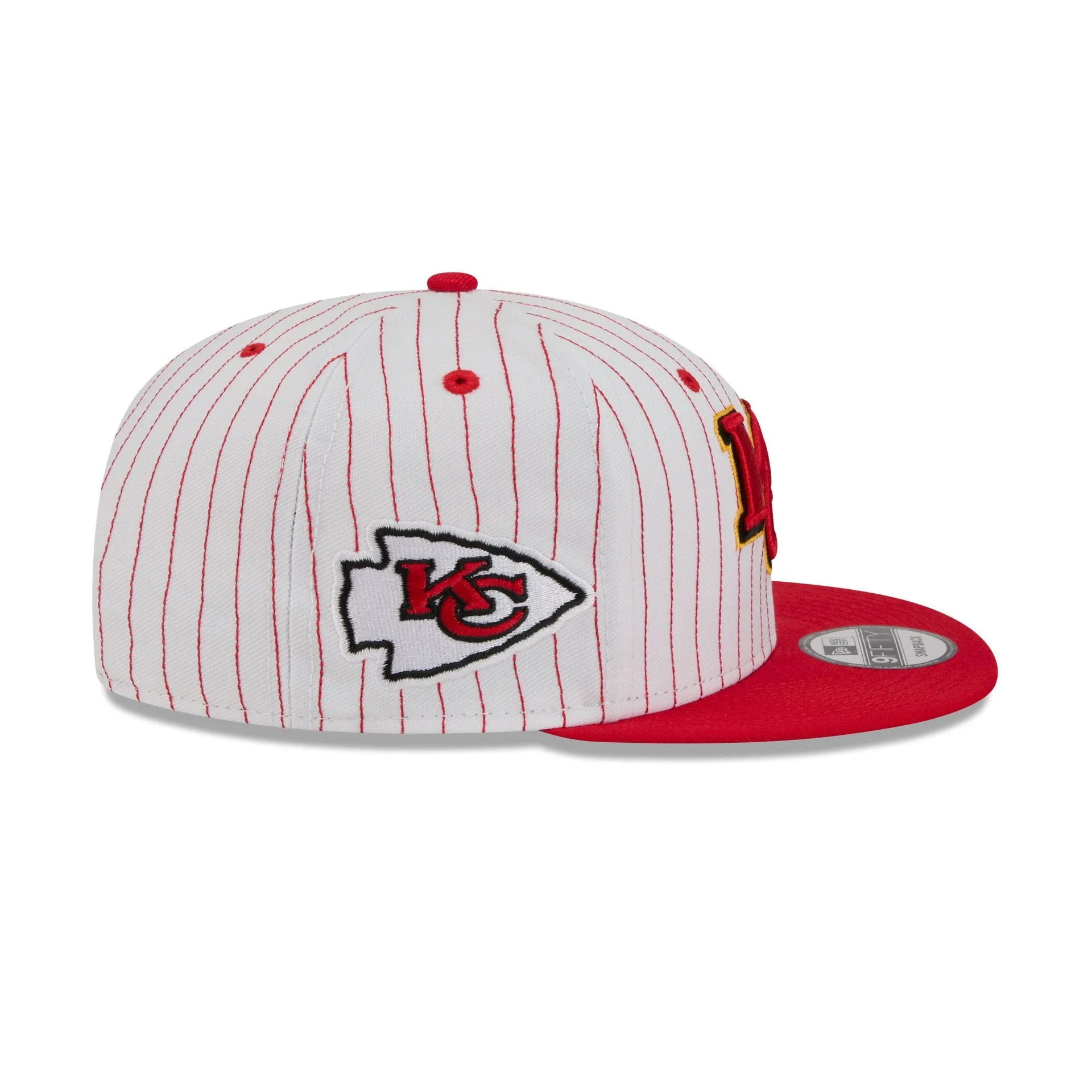 Kansas City Chiefs Deceptor Pinstripe 9FIFTY Snapback Hat sold by New Era product image thumbnail 4