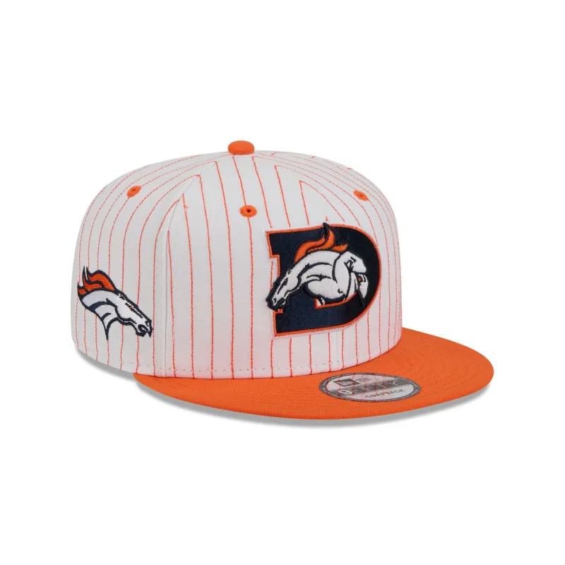 Denver Broncos Deceptor Pinstripe 9FIFTY Snapback Hat sold by New Era