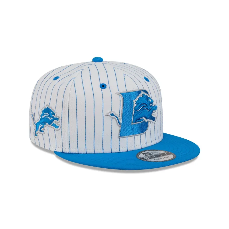 Detroit Lions Deceptor Pinstripe 9FIFTY Snapback Hat sold by New Era