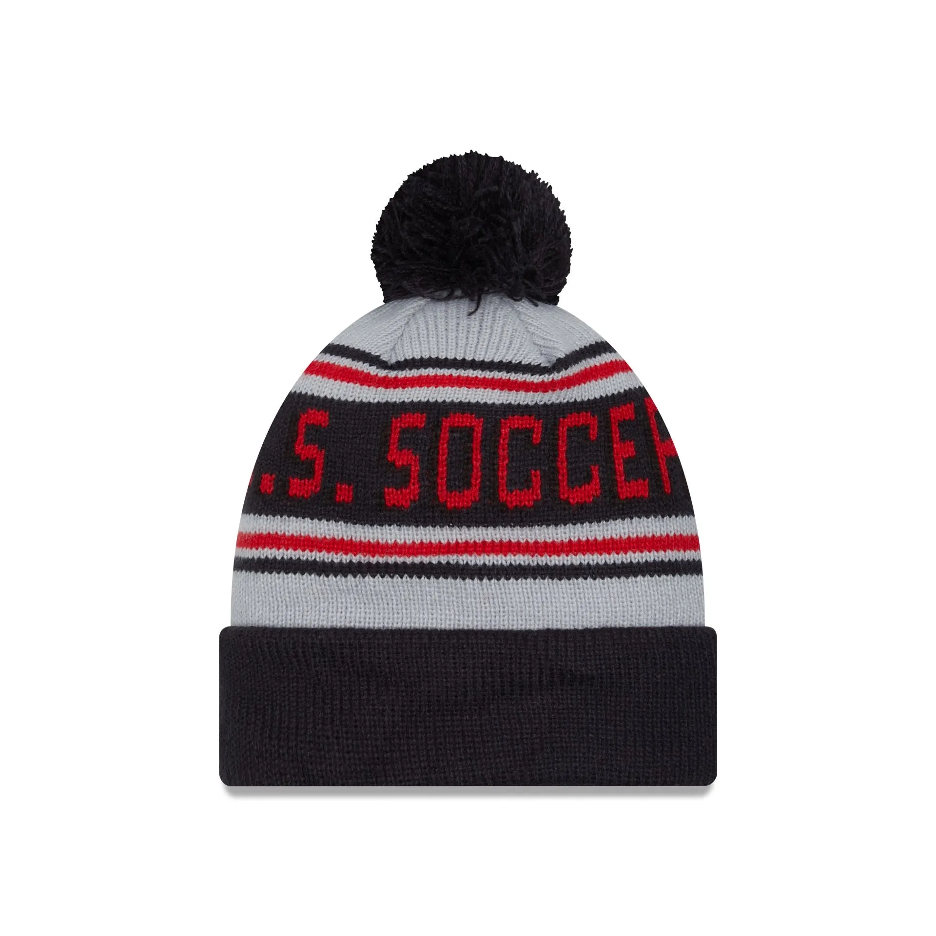 U.S. Soccer Men's National Team Navy Pom Knit Hat sold by New Era product image thumbnail 2