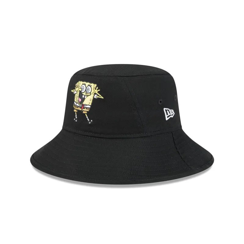 SpongeBob SquarePants Black Bucket Hat sold by New Era