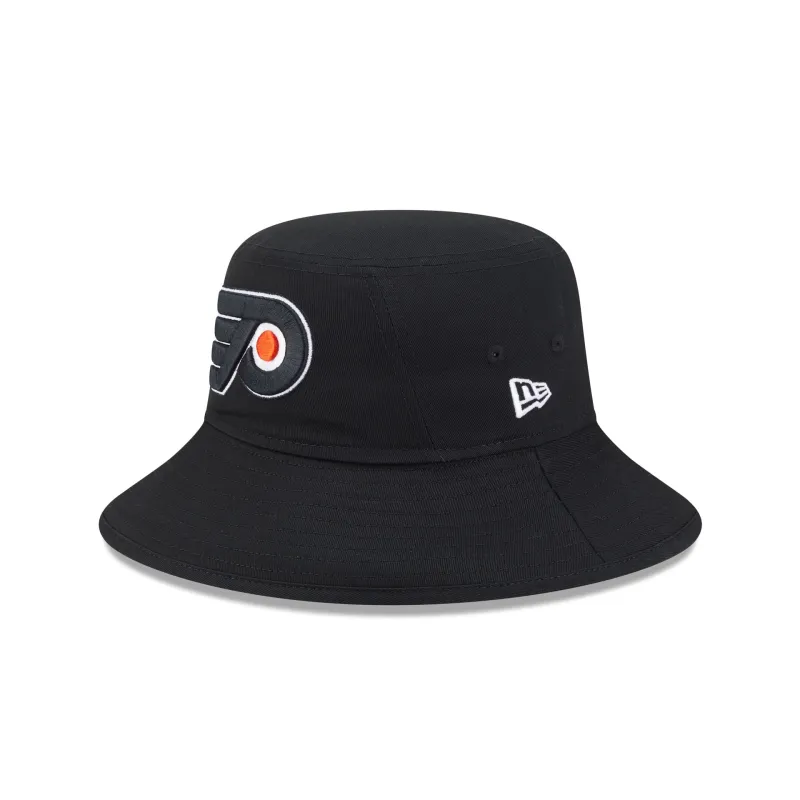 Philadelphia Flyers Black Bucket Hat Hat sold by New Era