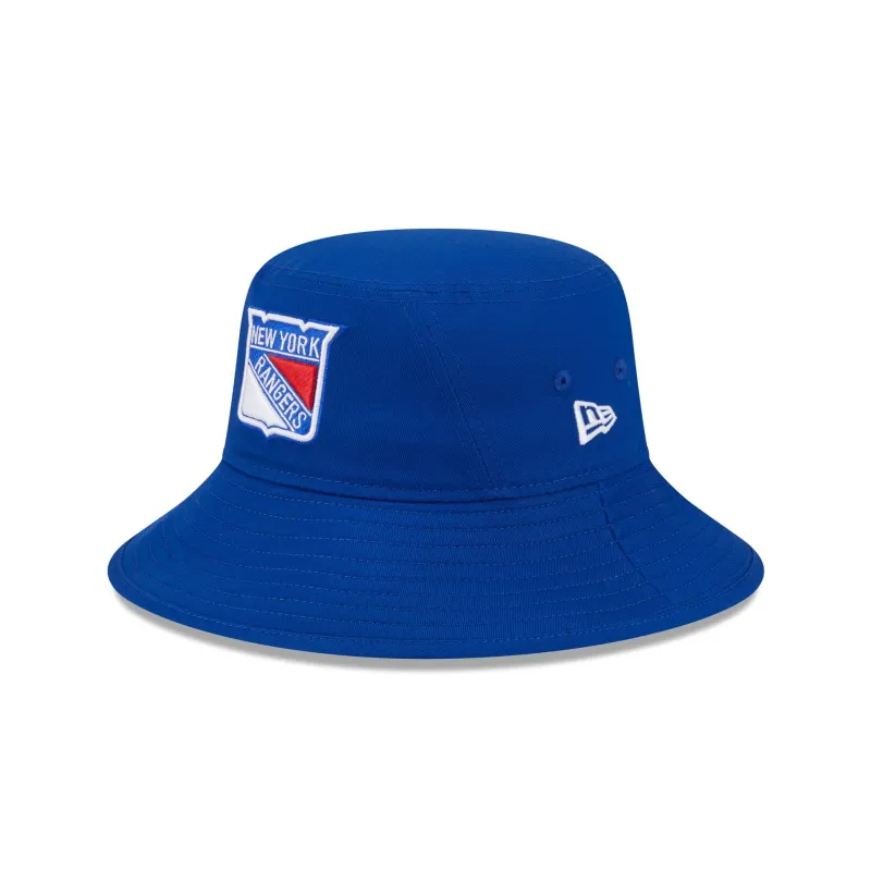 New York Rangers Blue Bucket Hat Hat sold by New Era