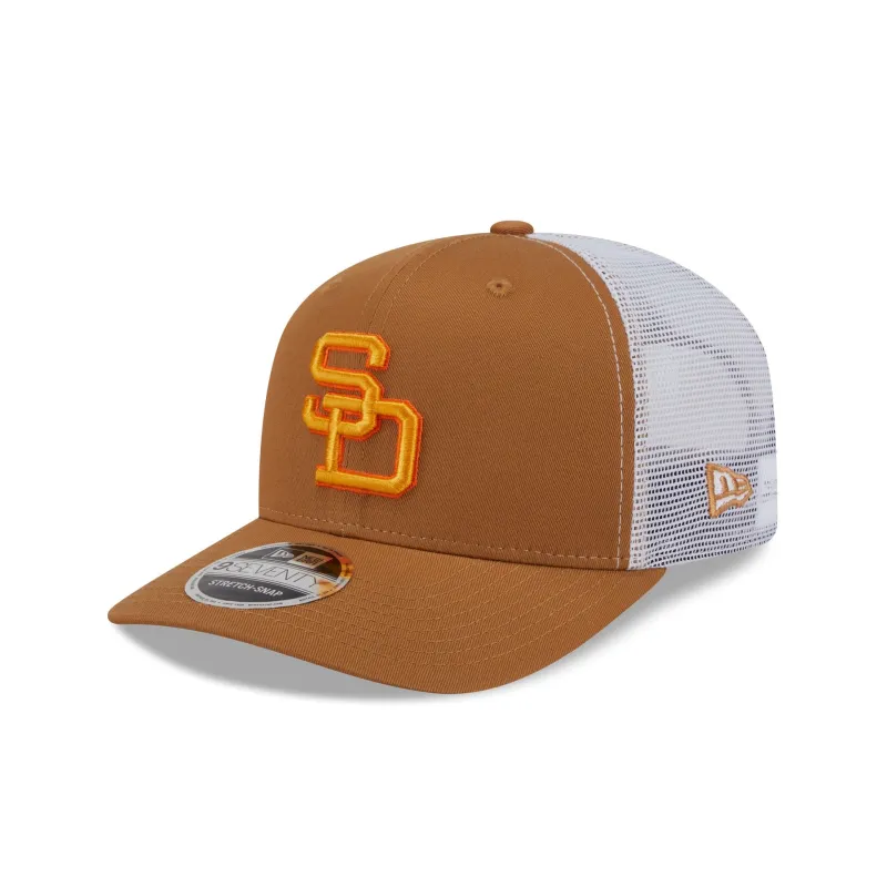 San Diego Padres Bronze 9SEVENTY Trucker Hat sold by New Era