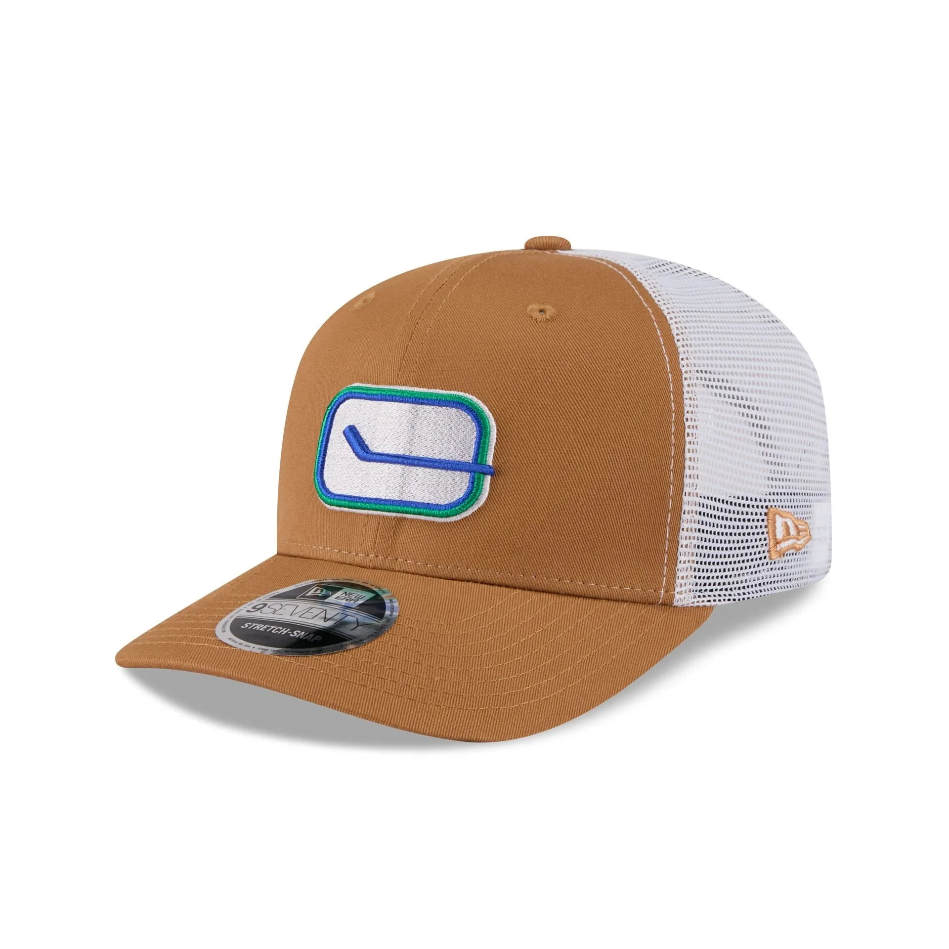 Vancouver Canucks Bronze 9SEVENTY Trucker Hat sold by New Era