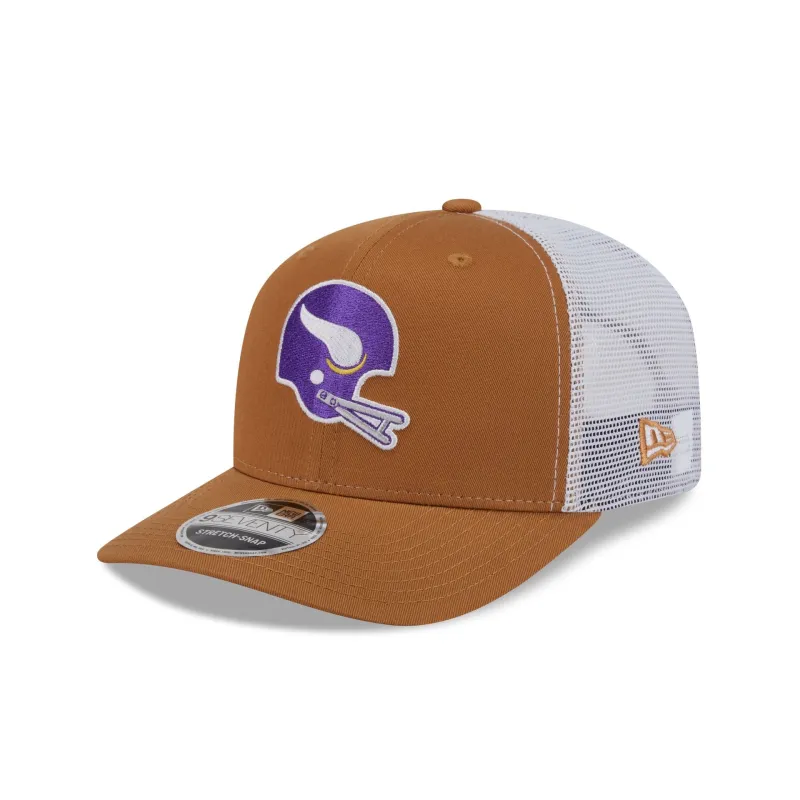 Minnesota Vikings Bronze 9SEVENTY Trucker Hat sold by New Era