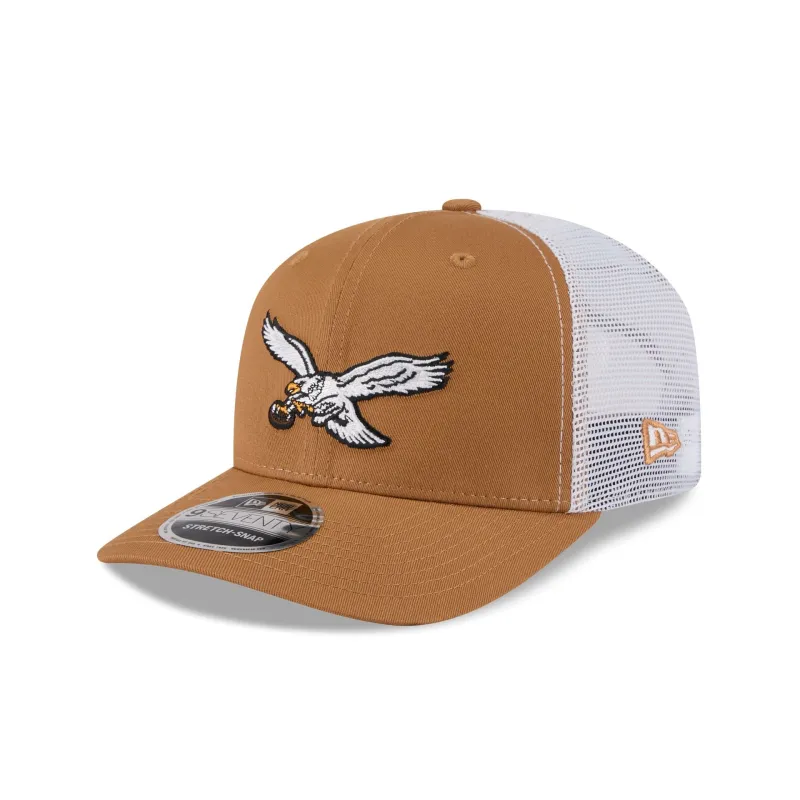 Philadelphia Eagles Bronze 9SEVENTY Trucker Hat sold by New Era