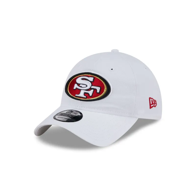 San Francisco 49ers White 9TWENTY Adjustable Hat sold by New Era