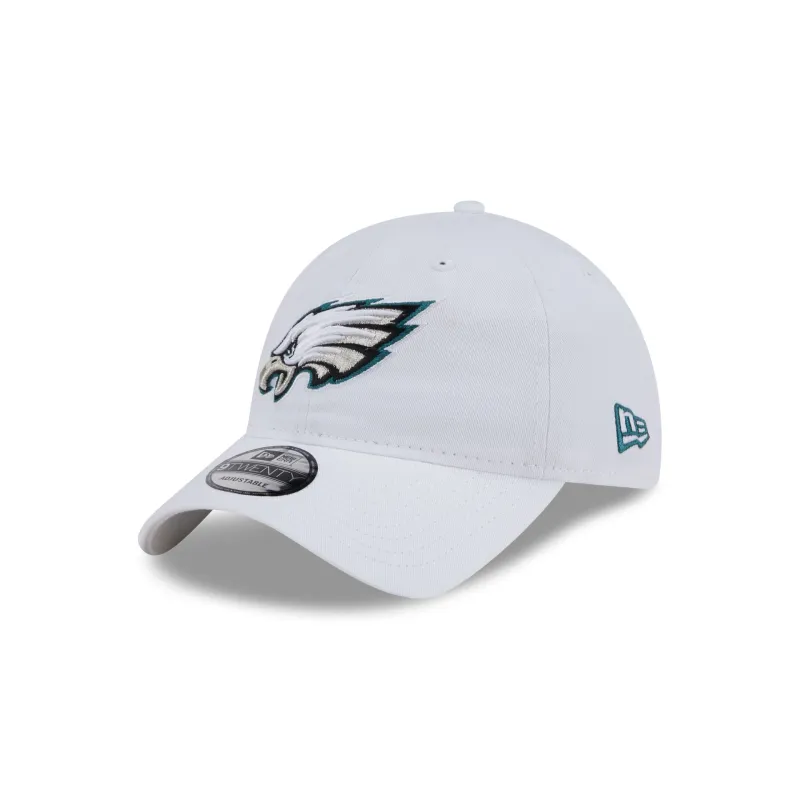 Philadelphia Eagles White 9TWENTY Adjustable Hat sold by New Era