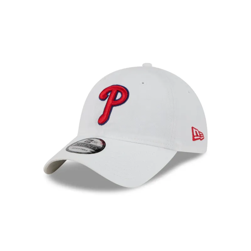 Philadelphia Phillies White 9TWENTY Adjustable Hat sold by New Era