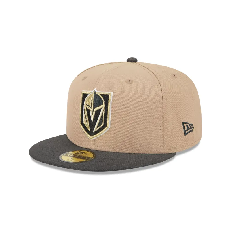 Vegas Golden Knights Camel 59FIFTY Fitted Hat sold by New Era