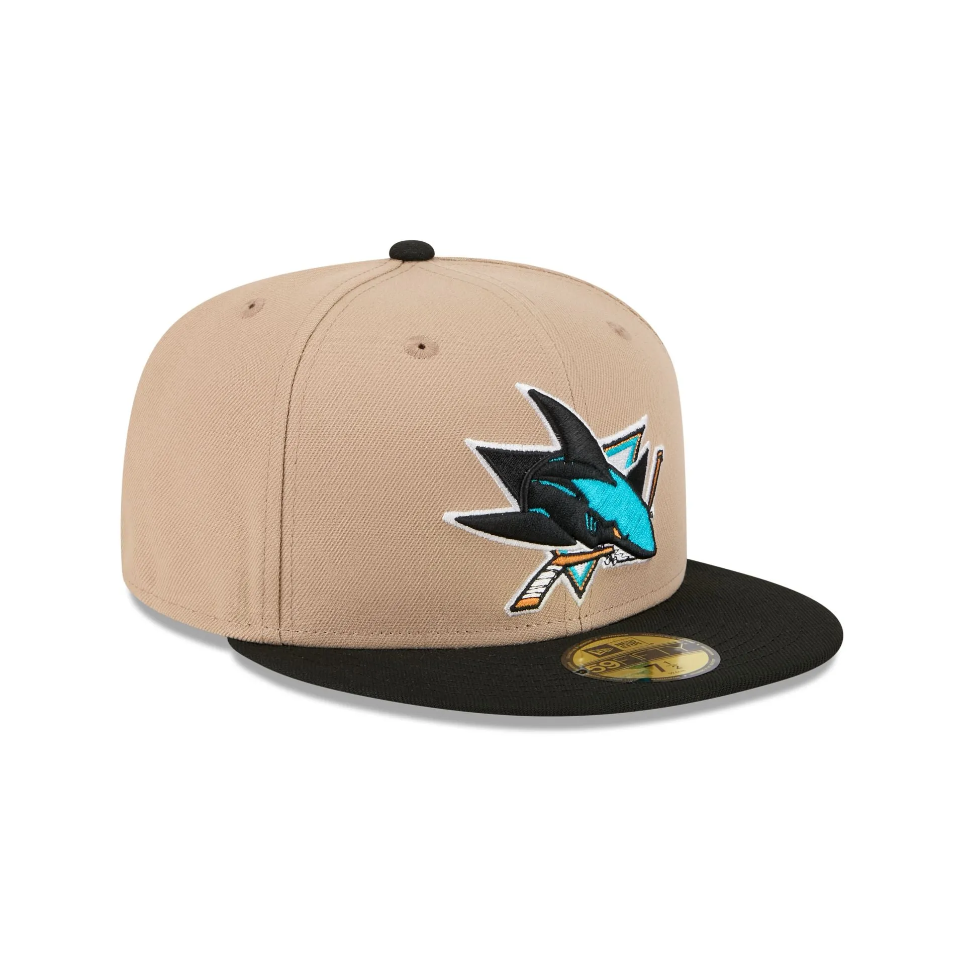 San Jose Sharks Camel 59FIFTY Fitted Hat sold by New Era product image thumbnail 3