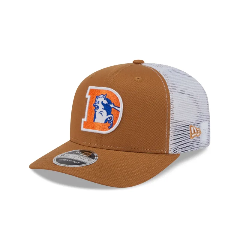 Denver Broncos Bronze 9SEVENTY Trucker Hat sold by New Era