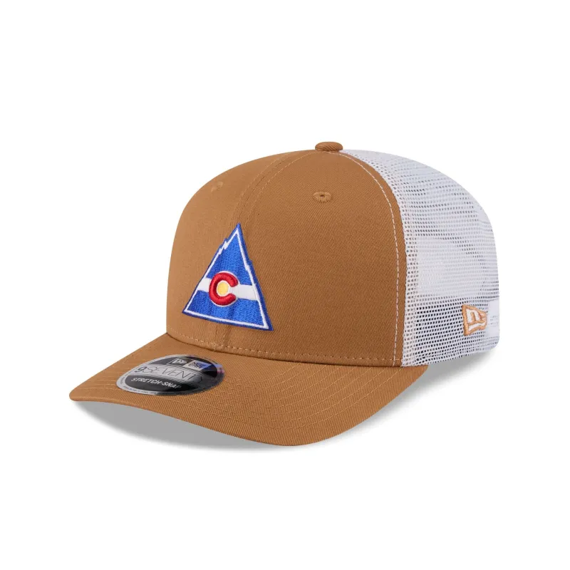 Colorado Rockies Bronze 9SEVENTY Trucker Hat sold by New Era