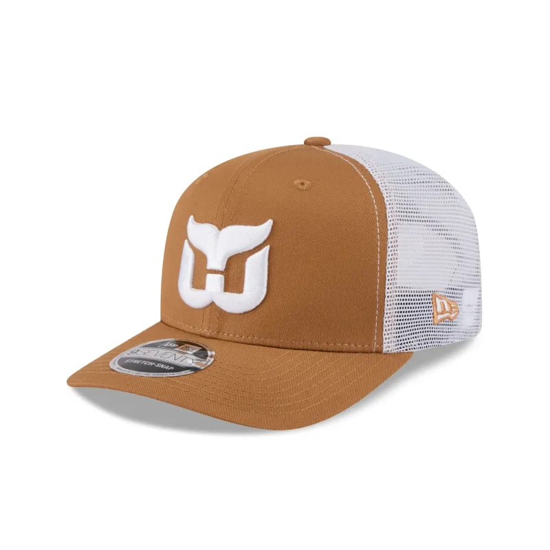 Hartford Whalers Bronze 9SEVENTY Trucker Hat sold by New Era