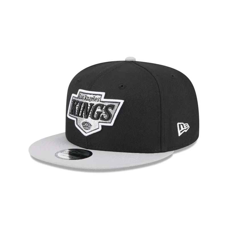 Los Angeles Kings Black 9FIFTY Snapback Hat sold by New Era