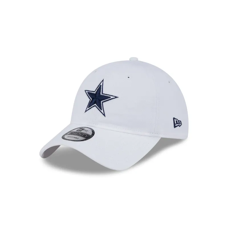 Dallas Cowboys White 9TWENTY Adjustable Hat sold by New Era