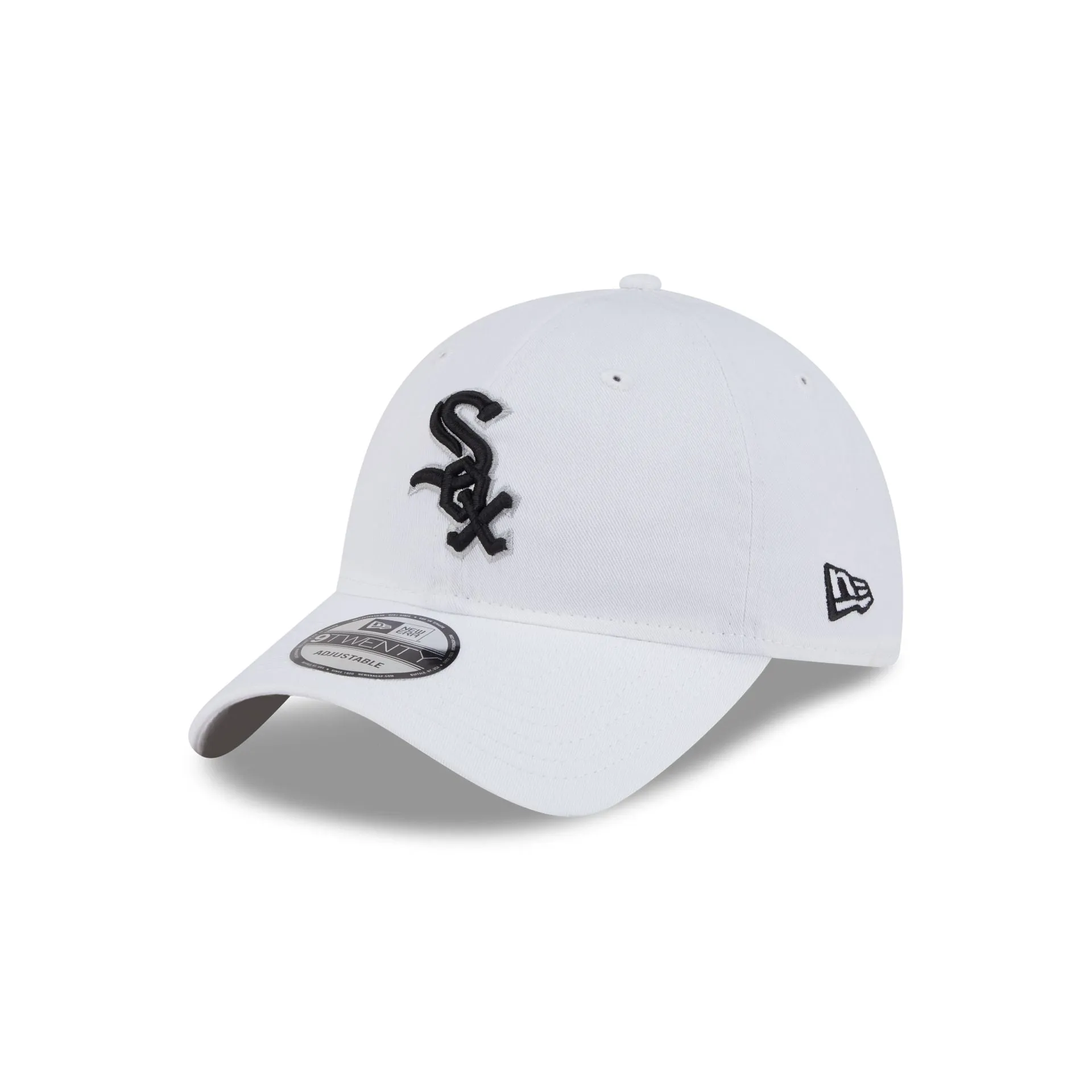 Chicago White Sox White 9TWENTY Adjustable Hat sold by New Era