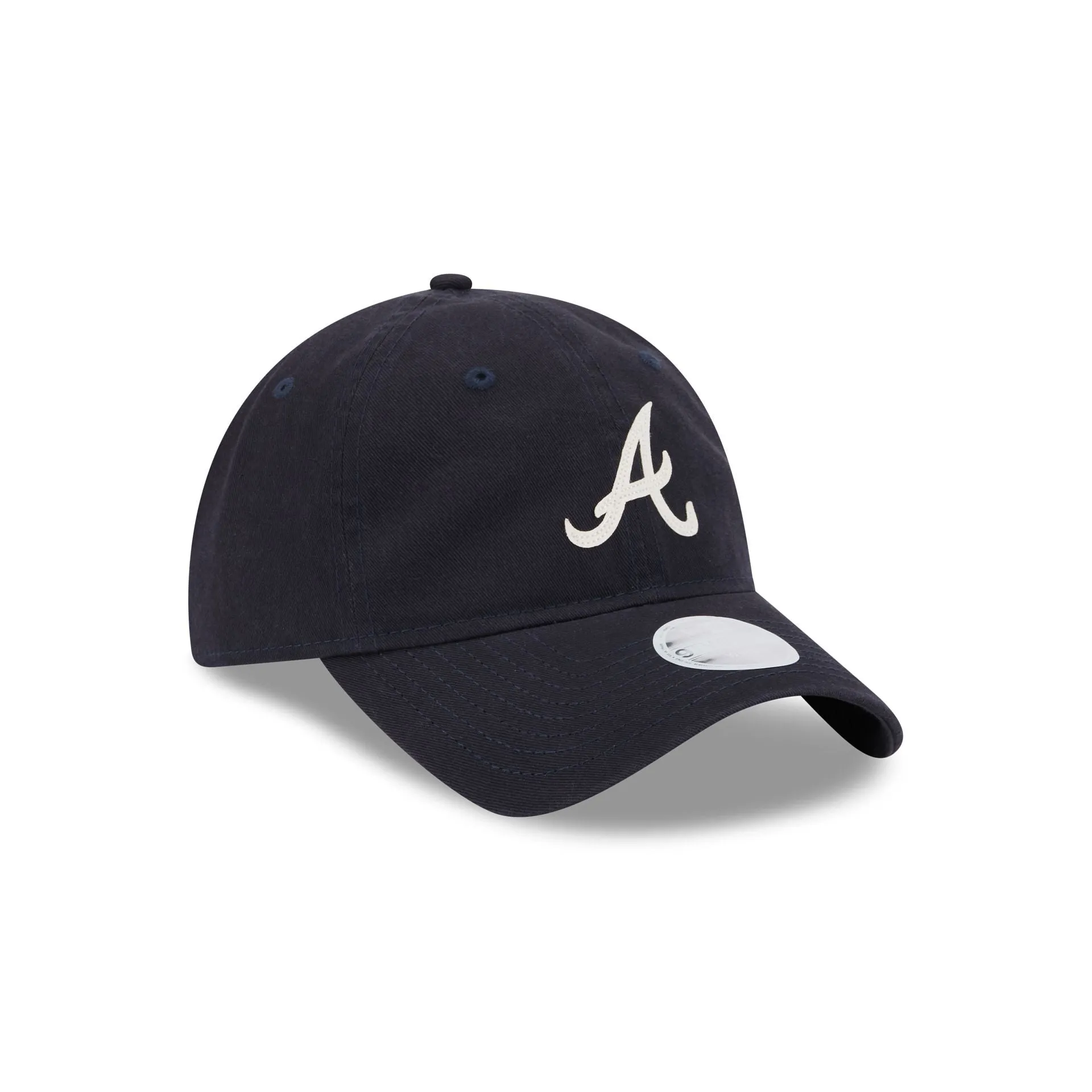 Atlanta Braves Glitter Logo Women's 9TWENTY Adjustable Hat sold by New Era product image thumbnail 3