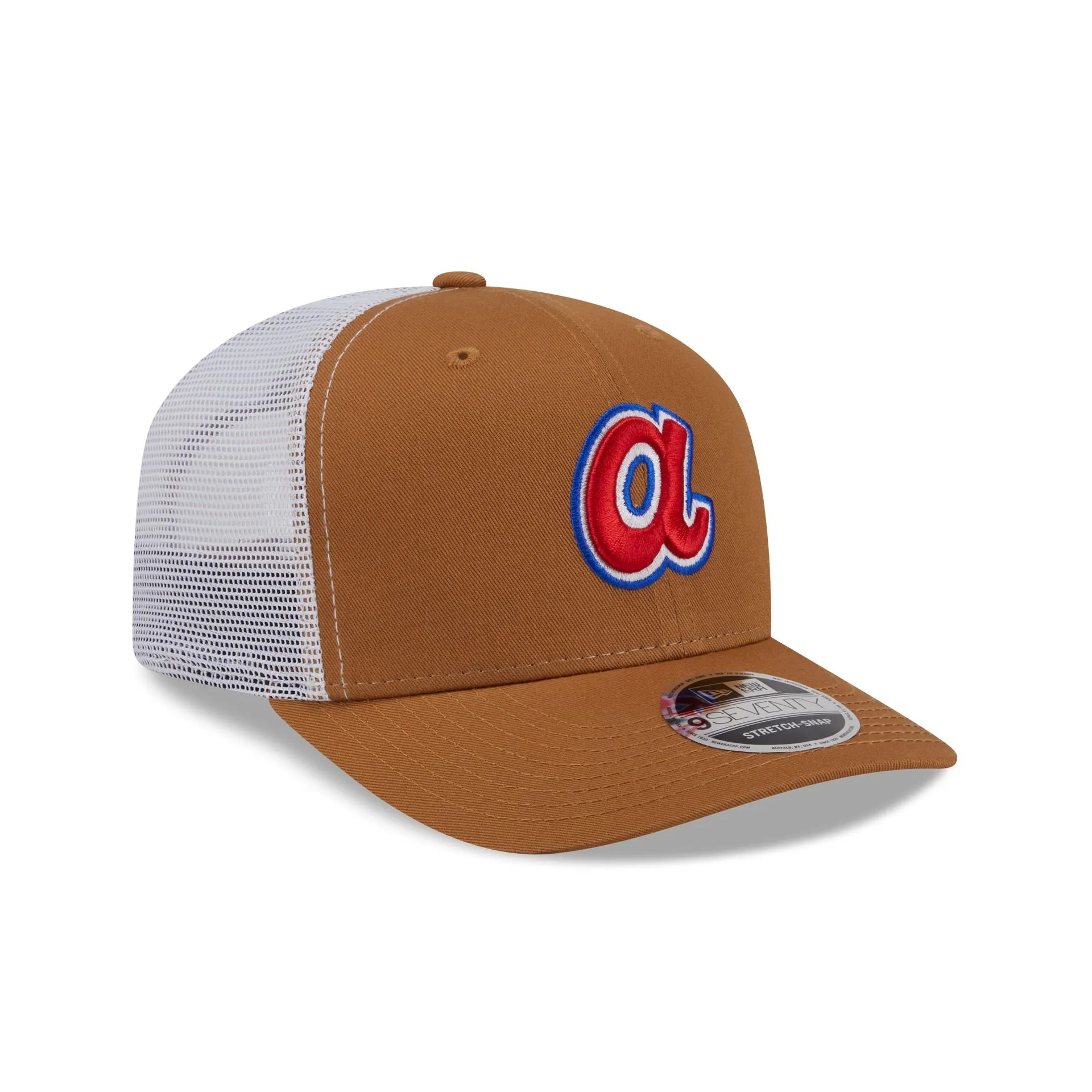 Atlanta Braves Bronze 9SEVENTY Trucker Hat sold by New Era product image thumbnail 3