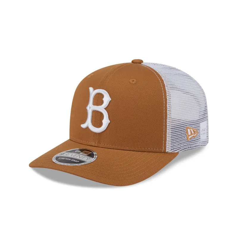 Brooklyn Dodgers Bronze 9SEVENTY Trucker Hat sold by New Era