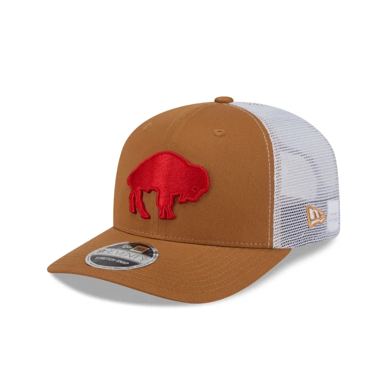 Buffalo Bills Bronze 9SEVENTY Trucker Hat sold by New Era