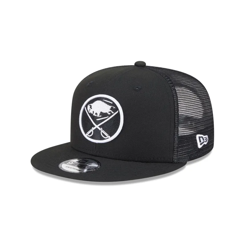 Buffalo Sabres Black 9FIFTY Trucker Hat sold by New Era
