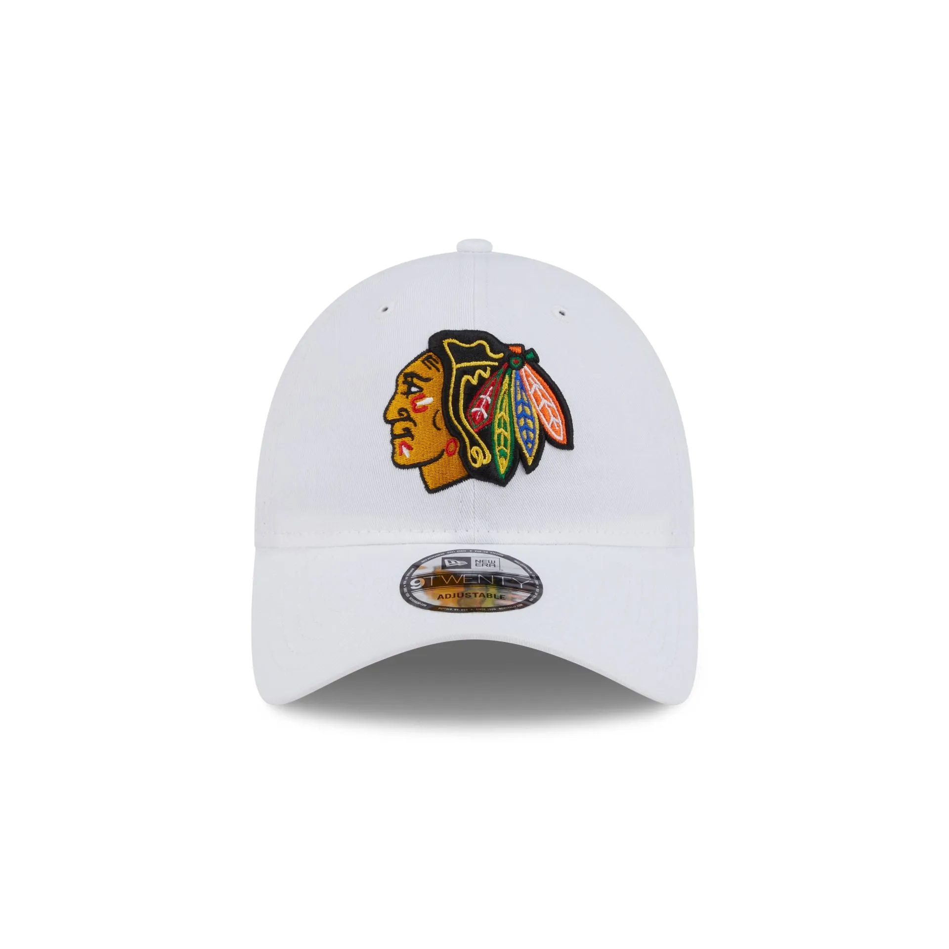 Chicago Blackhawks White 9TWENTY Adjustable Hat sold by New Era product image thumbnail 2